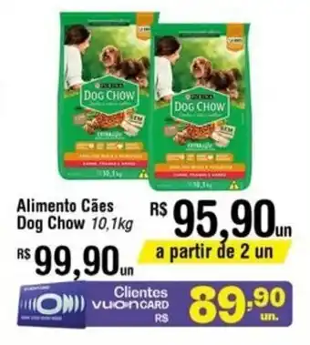 Fort Atacadista Alimento Caes Dog Chow 10.1kg oferta