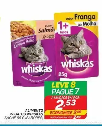 Alimento para gatos whiskas 85g