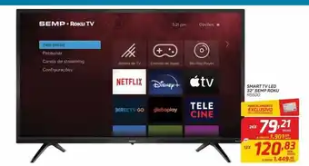 GBarbosa Smart tv roku 32" oferta