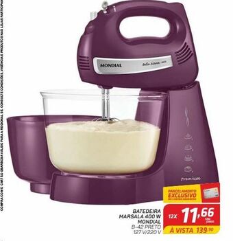 GBarbosa Batedeira mondial oferta