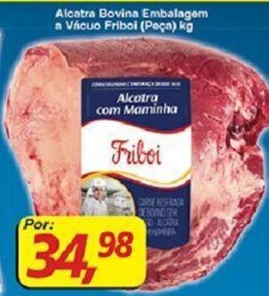 Supermercados Guanabara Alcatra Bovina Embalagem a vacuo Friboi (peca) 1kg oferta
