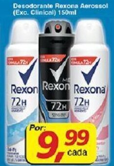 Desodorante Rexona Aerosol 150ml