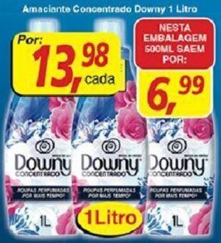 Supermercados Guanabara Amaciante Concentrado Downy 500ml oferta