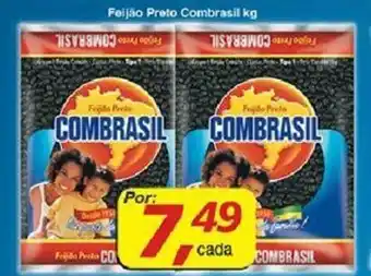 Supermercados Guanabara Feijao Preto Combrasil 1kg oferta