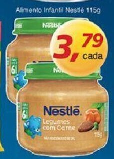 Supermercados Guanabara Alimento Infantil Nestle 115g oferta