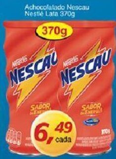 Supermercados Guanabara Achocolatado Nescau Nestle Lata 370g oferta