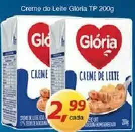 Supermercados Guanabara Creme de Leite Gloria TP 200g oferta