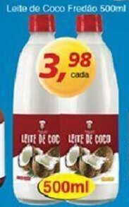 Leite de Coco Fredao 500ml