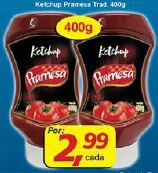 Supermercados Guanabara Ketchup Pramesa Trad. 400g oferta