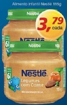 Supermercados Guanabara Alimento Infantil Nestle 115g oferta