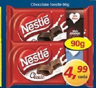 Supermercados Guanabara Chocolate Nestle 90g oferta