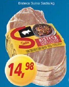Supermercados Guanabara Bisteca Suina Sadia 1kg oferta