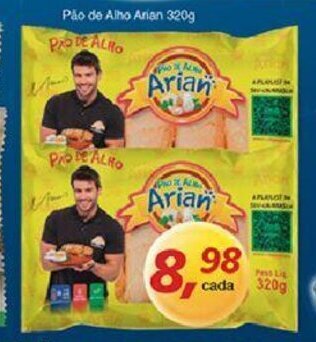 Supermercados Guanabara Pao de Alho Arian 320g oferta
