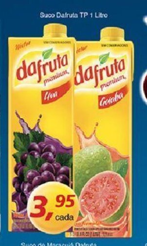 Supermercados Guanabara Suco Dafruta TP 1L oferta