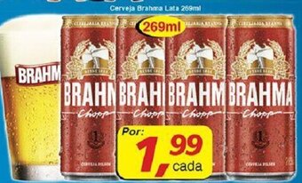 Supermercados Guanabara Cerveja Brahma lata 269ml oferta