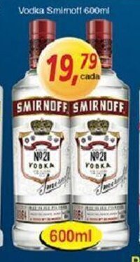 Supermercados Guanabara Vodka Smirnoff 600ml oferta