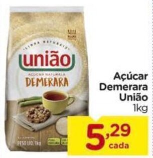 Carrefour Acucar demerara Uniao 1kg oferta