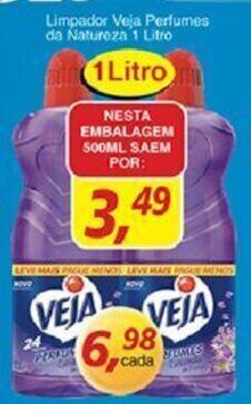 Supermercados Guanabara Limpador Veja Perfumes da Natureza 500ml oferta