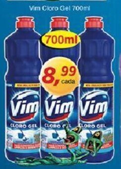 Supermercados Guanabara Vim Cloro Gel 700ml oferta