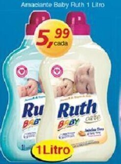 Supermercados Guanabara Amaciante Baby Ruth 1L oferta