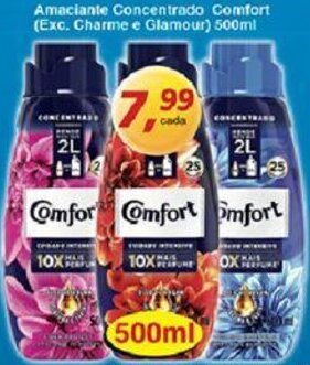 Supermercados Guanabara Amaciante Concentrado Comfort 500ml oferta