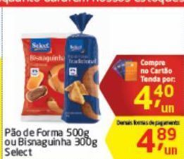 Tenda Atacado Pão de forma 500 g oferta