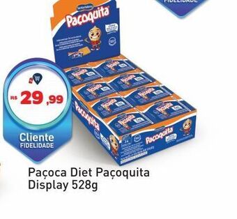 Tonin Superatacado Paçoca diet paçoquita display 528g oferta