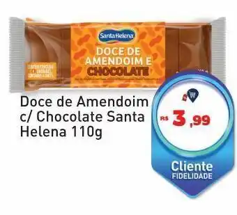 Tonin Superatacado Doce de amendoim c/ chocolate santa helena 110g oferta