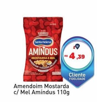 Tonin Superatacado Amendoim mostarda c/ mel amíndus 110g oferta