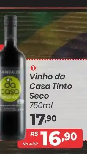 Vinhos da casa 750ml