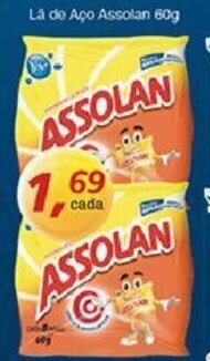 Supermercados Guanabara La de Aco Assolan 60g oferta