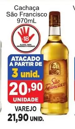 Cachaca Sao Francisco 970ml