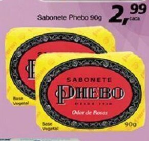 Supermercados Guanabara Sabonete Phebo 90g oferta