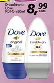Supermercados Guanabara Desodorante Dove Roll-On 50ml oferta