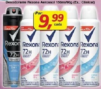 Desodorante Rexona Aerosol 150ml/90g