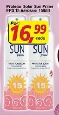 Protetor Solar Sun Prime FPS 15 Aerossol 150ml
