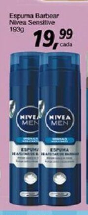 Supermercados Guanabara Espuma Barbear Nivea Sensitive 193g oferta