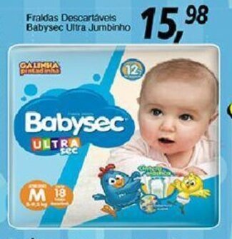 Fraldas Descartaveis Babysec Ultra Jumbinho