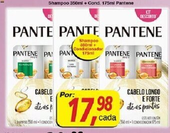 Supermercados Guanabara Shampoo 350ml + Cond. 175ml Pantene oferta