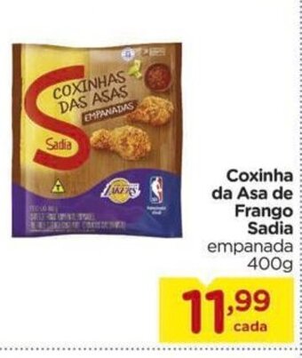 Carrefour Coxinha da asa de frango Sadia 400g oferta
