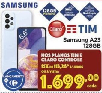 Carrefour Samsung A23 128GB oferta