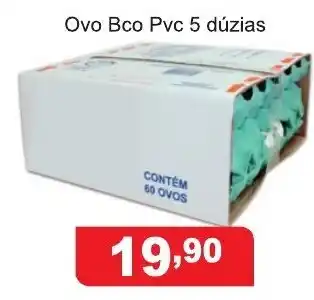 Ovo Bco Pvc 5 duzias