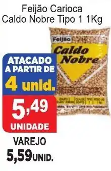 Feijao Caroca Caldo Nobre Tipo 1 1kg