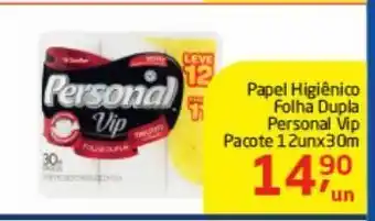 Tenda Atacado Papel higiênico folha dupla personal oferta