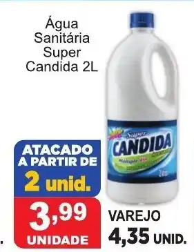 Fort Atacadista Agua Sanitaria Super Candida 2L oferta