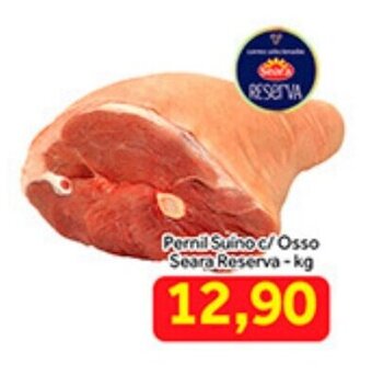 Shibata Supermercados Pernil Suino c/ Osso Seara Reserva 1kg oferta