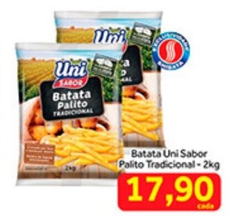 Shibata Supermercados Batata Uni Sabor Palito Tradicional 2kg oferta