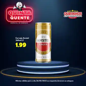 Cerveja Amstel 269ml lt