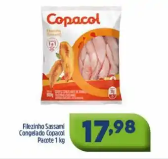 Arena Atacado Filezinho Sassami Congelado Copacol pacote 1kg oferta