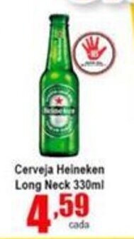 Higa's Supermercado Cerveja Heineken Long Neck 330ml oferta
